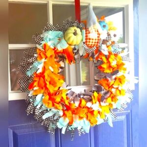 ✨️🎃Handcrafted Fall Decor Wreath✨️🎃